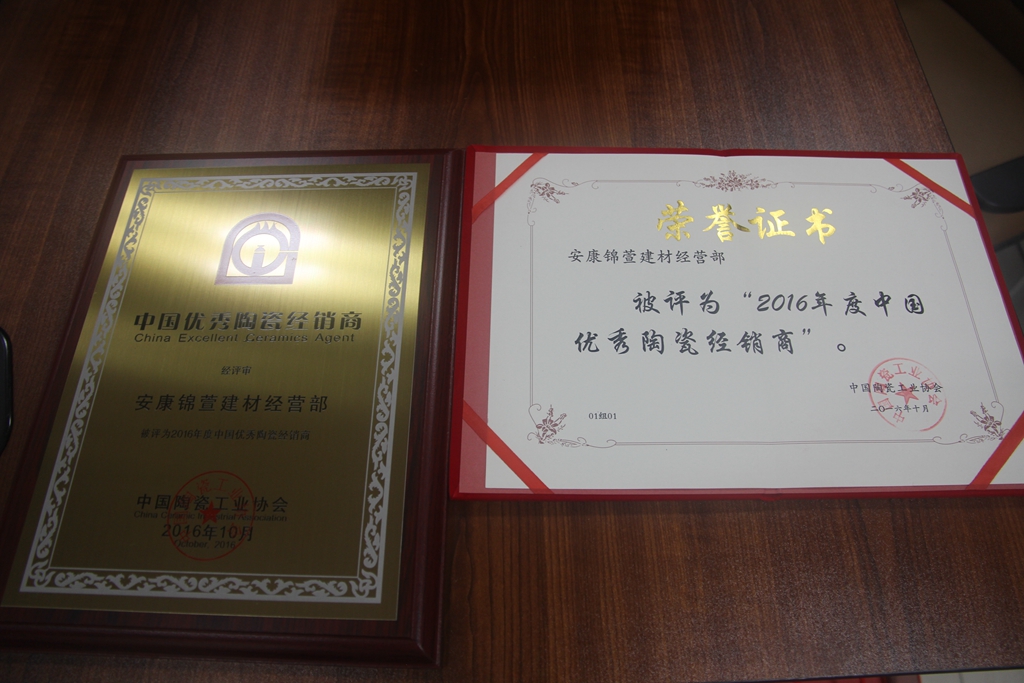 捷报：2016年度中国陶瓷优秀经销商颁奖典礼 大将军陶瓷载誉而归
(图6)
