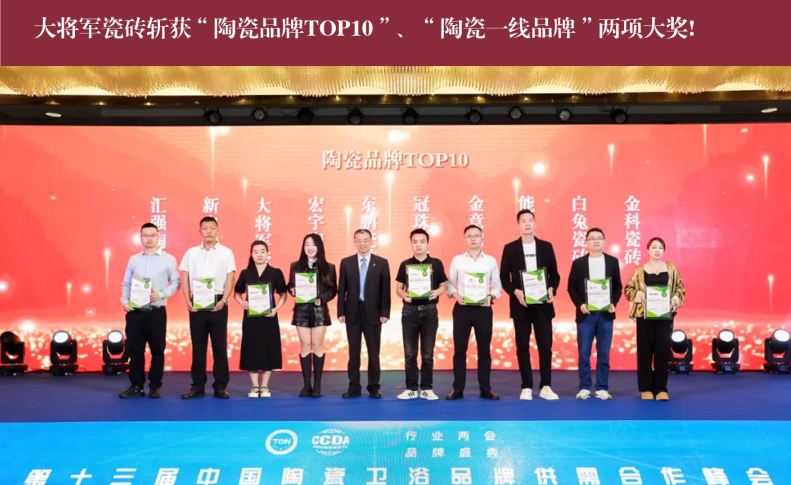 价值218.81亿！大将军瓷砖连续9年蝉联“中国500价值品牌”榜(图13)
